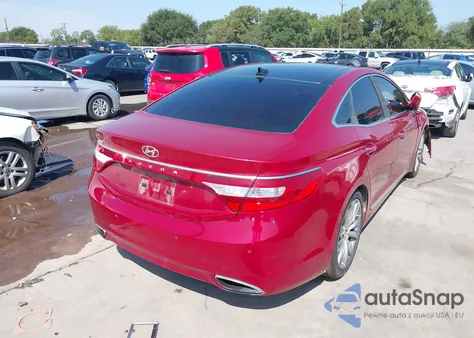 2012 Hyundai Azera z USA, uszkodzony, nr VIN KMHFH4JG5CA191057
